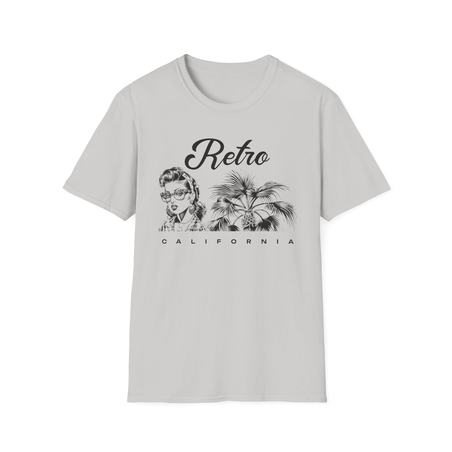 Retro T Shirt, Retro Design Shirt, Retro Art Tee Shirt, T-shirt with Retro Style