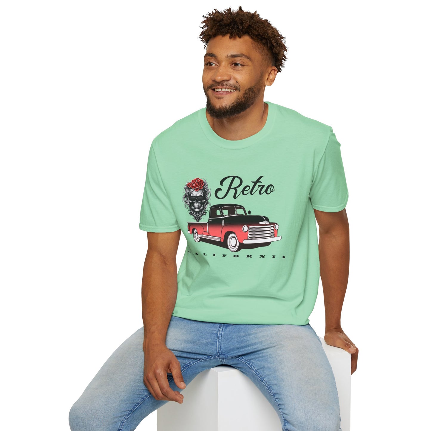 Retro T Shirt, Retro Design Shirt, Retro Art Tee Shirt, T-shirt with Retro Style