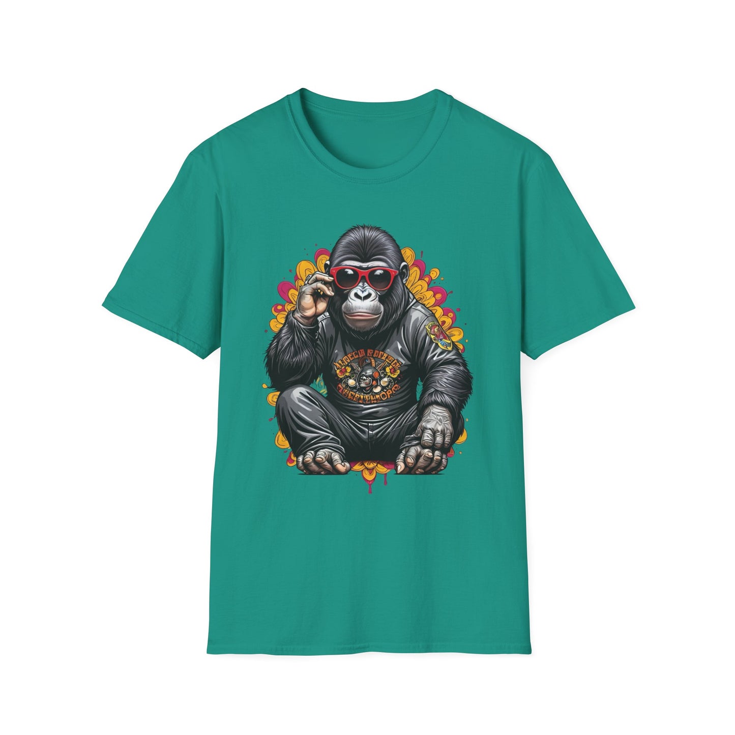 Animals Tees, Funny Animals Shirt, T Shirts with Funny Animals, T-Shirt with Gorilla, Monkey Tees