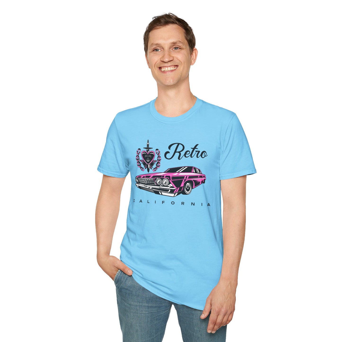 Retro T Shirt, Retro Design Shirt, Retro Art Tee Shirt, T-shirt with Retro Style