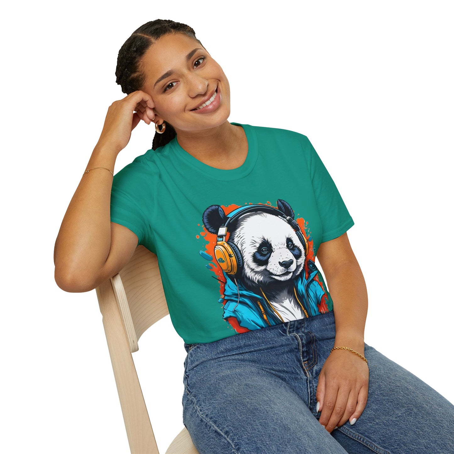 Animals Tees, Funny Animals Shirt, T Shirts with Funny Animals, T-Shirt with Panda, Panda Tees