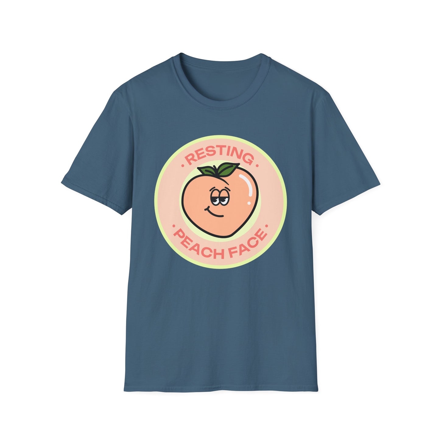 Food Tees, Funny Food T Shirts, Funny T Shirts, Shirt with Fruits, Shirt with Peach