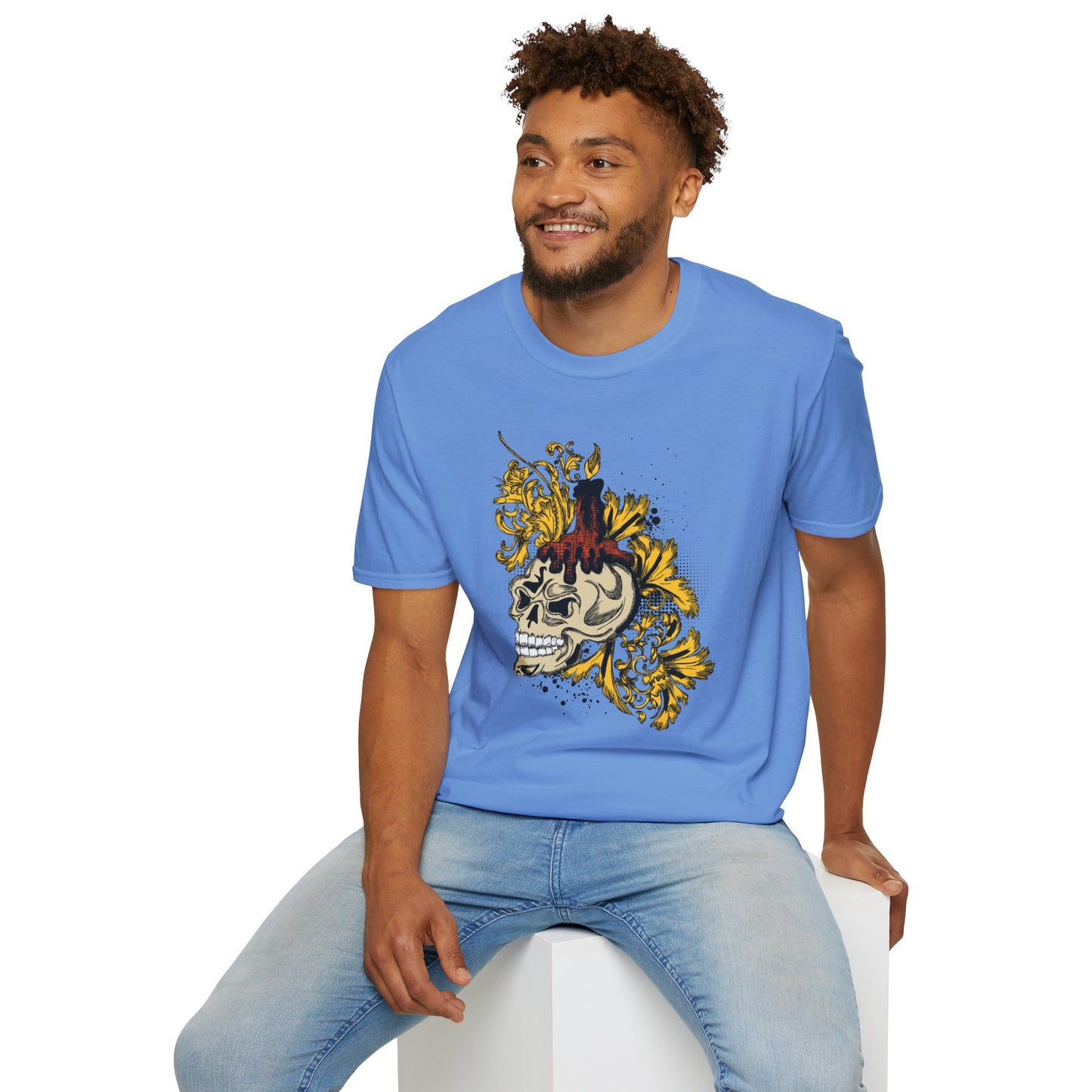 Skull T Shirt, Skull Design Shirt, Skull Art Tee Shirt, T-shirt with Skull 1