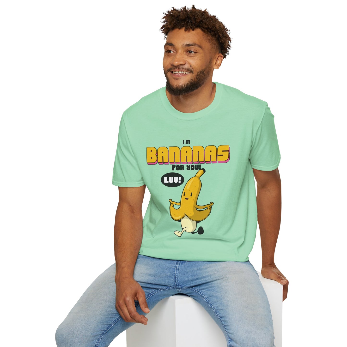 Food Tees, Funny Food T Shirts, Funny T Shirts, Shirt with Banana, Banana T Shirt, Funny Banana Shirt