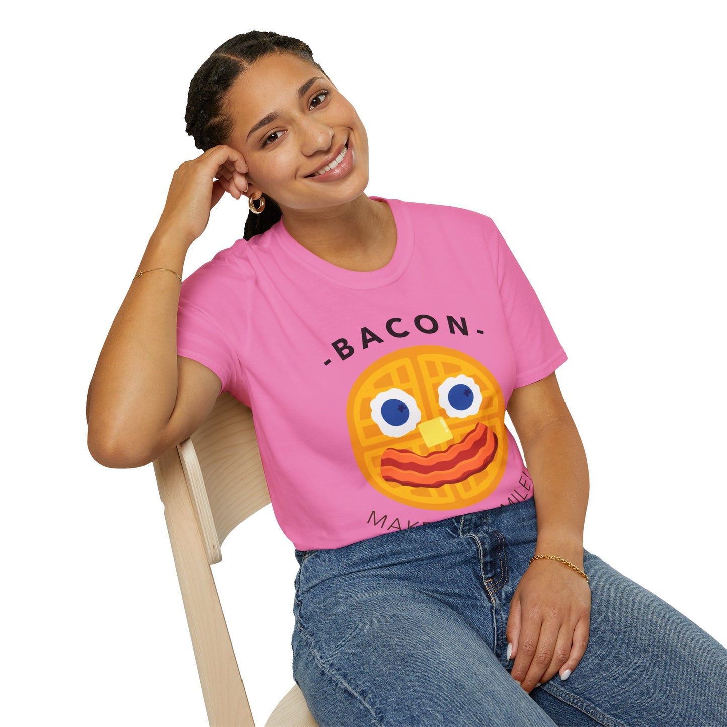 Food Tees, Funny Food T Shirts, Funny T Shirts, Bacon and Egg T Shirt, Egg and Bacon Shirt