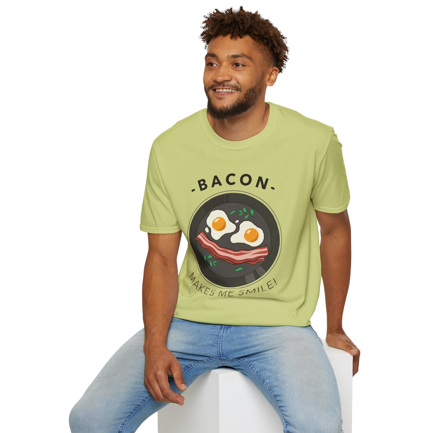 Food Tees, Funny Food T Shirts, Funny T Shirts, Bacon and Egg T Shirt, Egg and Bacon Shirt