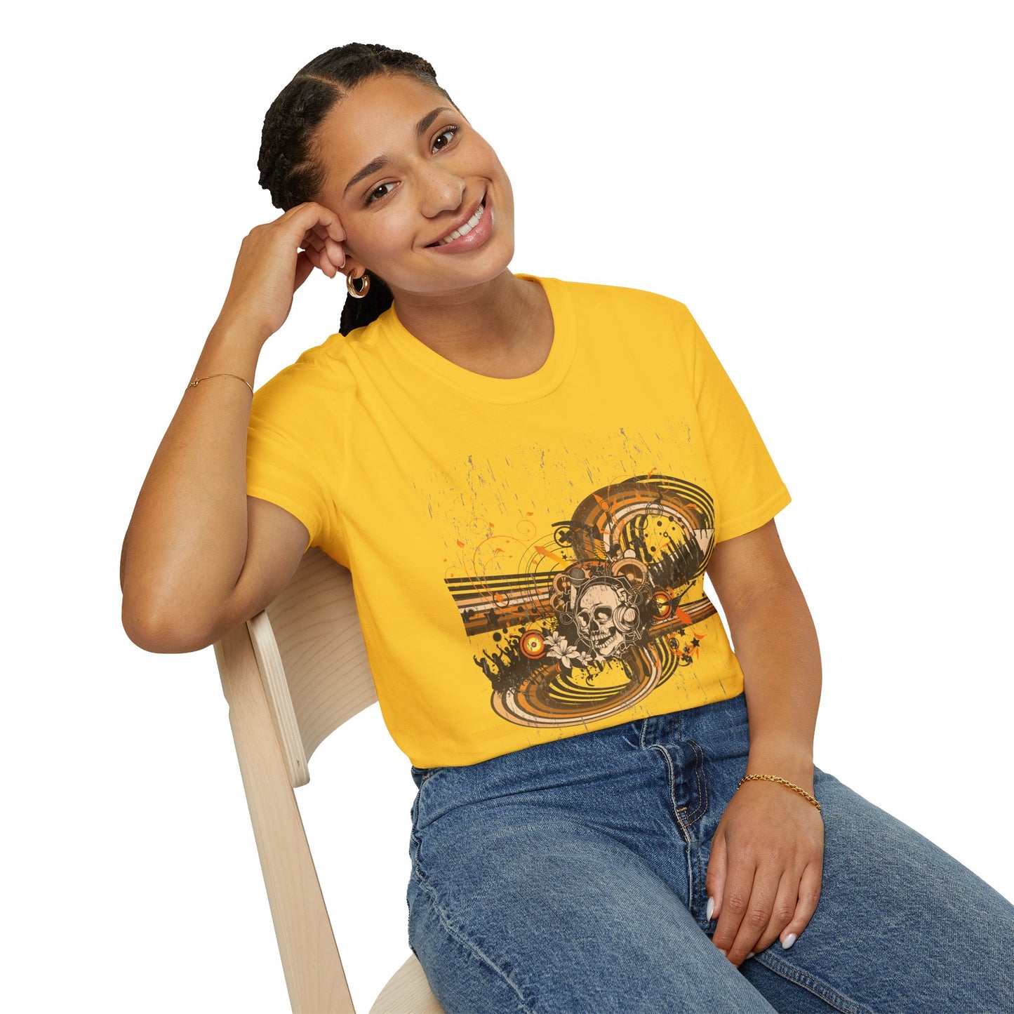 Skull T Shirt, Skull Design Shirt, Skull Art Tee Shirt, T-shirt with Skull 3