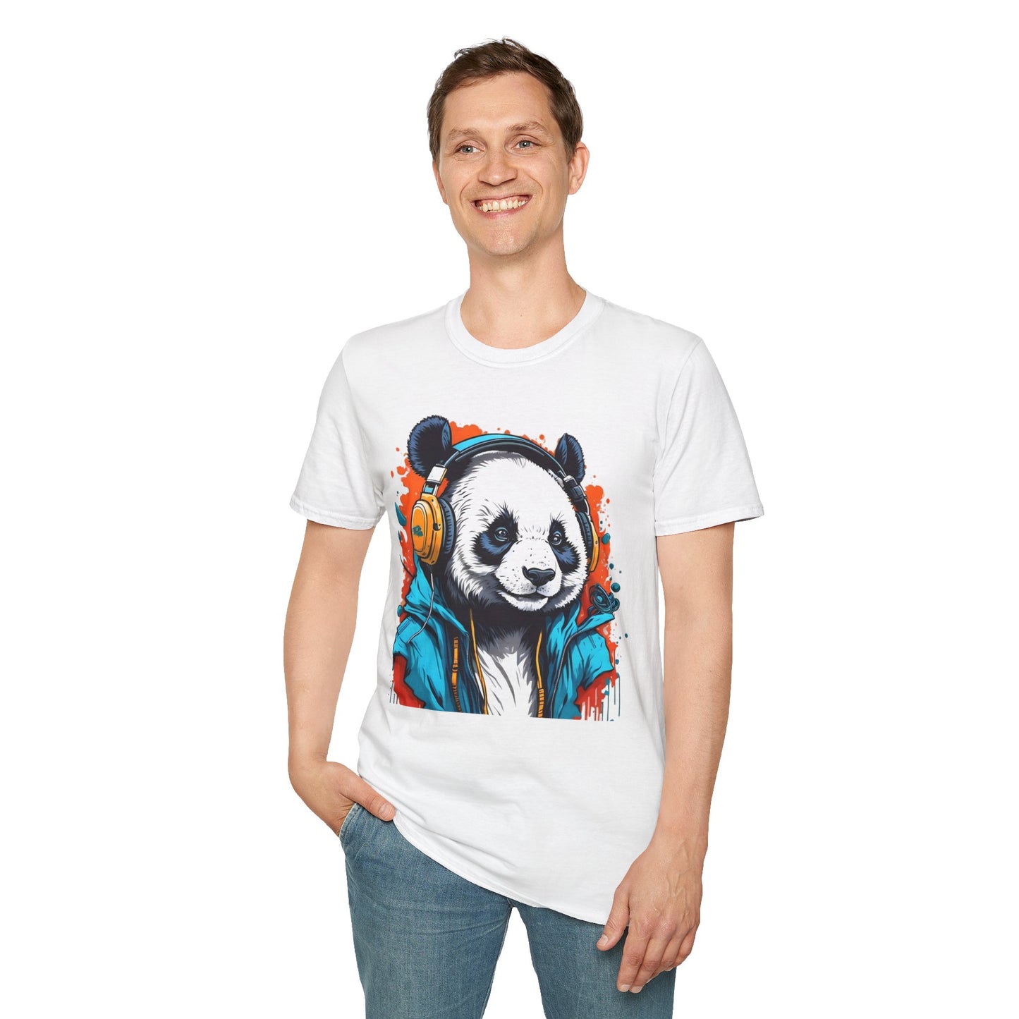 Animals Tees, Funny Animals Shirt, T Shirts with Funny Animals, T-Shirt with Panda, Panda Tees