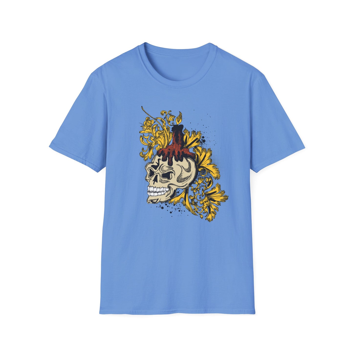 Skull T Shirt, Skull Design Shirt, Skull Art Tee Shirt, T-shirt with Skull 1