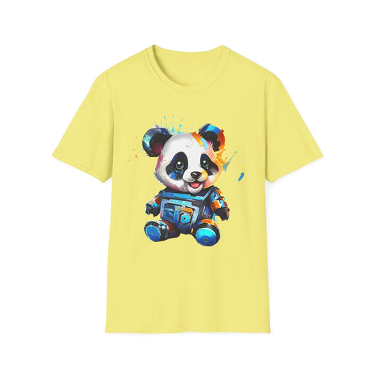 Animals Tees, Funny Animals Shirt, T Shirts with Funny Animals, T-Shirt with Panda, Panda Tees