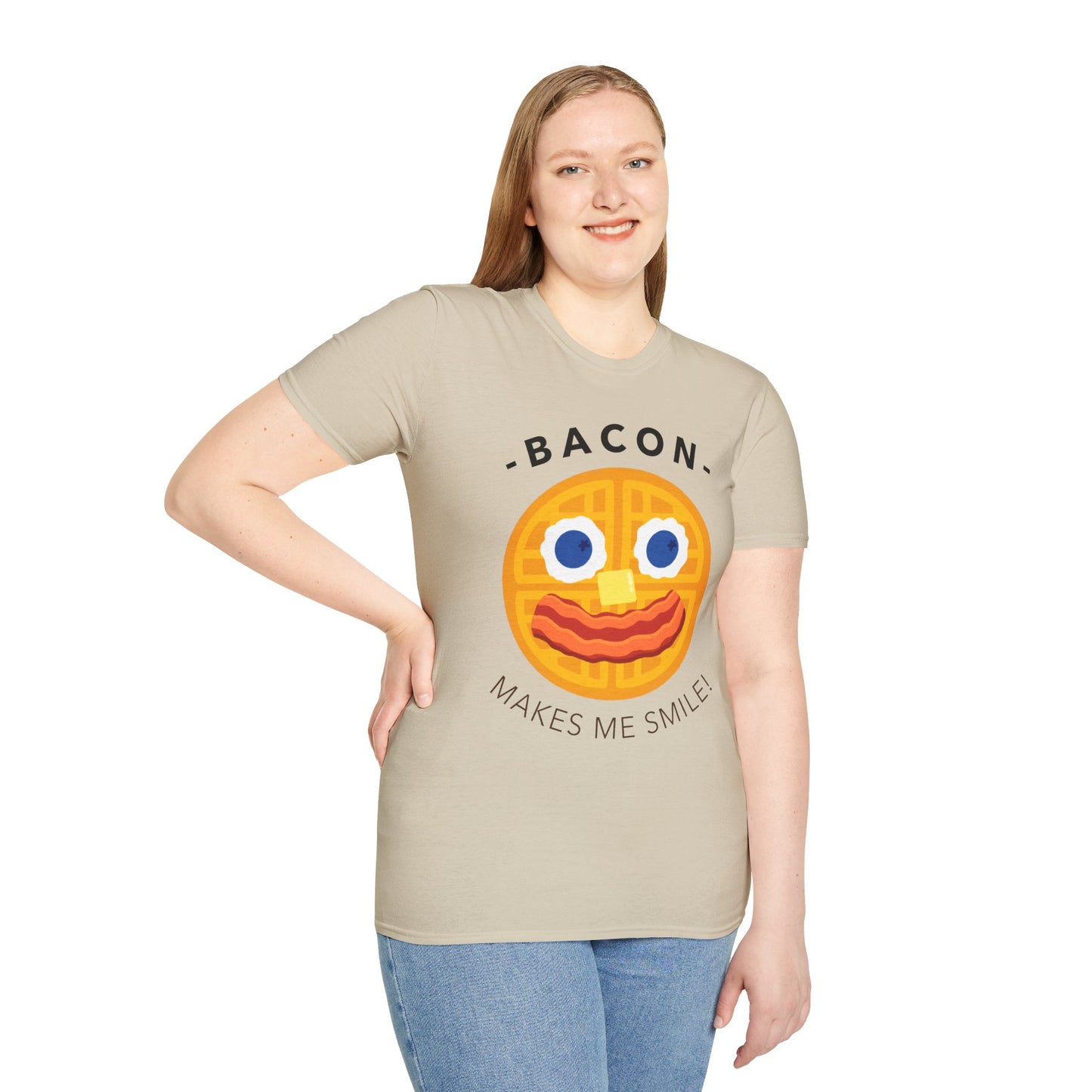 Food Tees, Funny Food T Shirts, Funny T Shirts, Bacon and Egg T Shirt, Egg and Bacon Shirt
