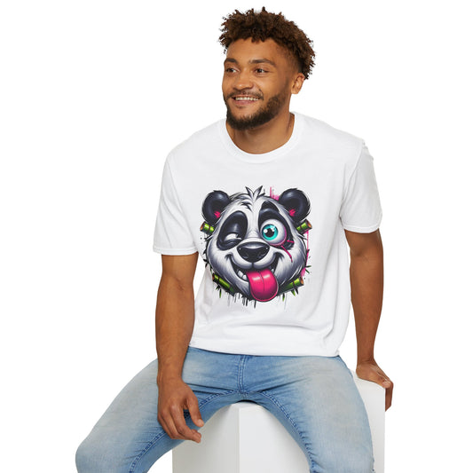 Animals Tees, Funny Animals Shirt, T Shirts with Funny Animals, T-Shirt with Panda, Panda Tees
