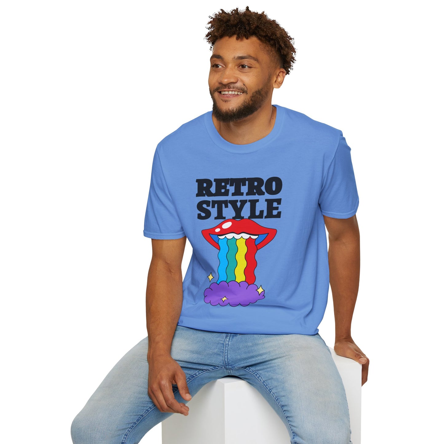 Retro T Shirt, Retro Design Shirt, Retro Art Tee Shirt, T-shirt with Retro Style