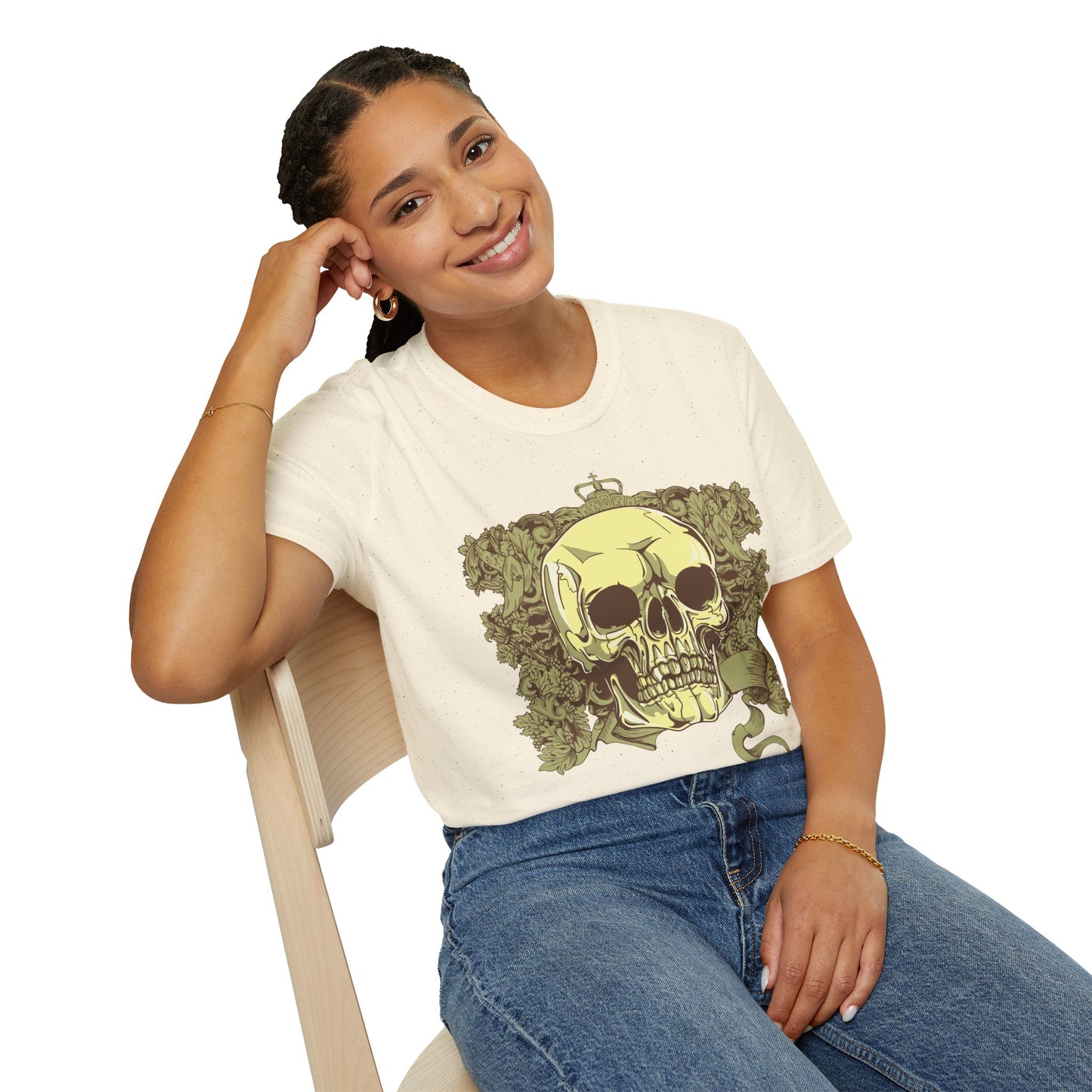 Skull T Shirt, Skull Design Shirt, Skull Art Tee Shirt, T-shirt with Skull 2