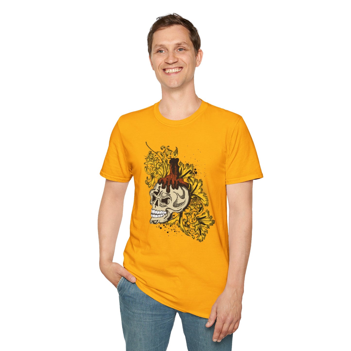 Skull T Shirt, Skull Design Shirt, Skull Art Tee Shirt, T-shirt with Skull 1