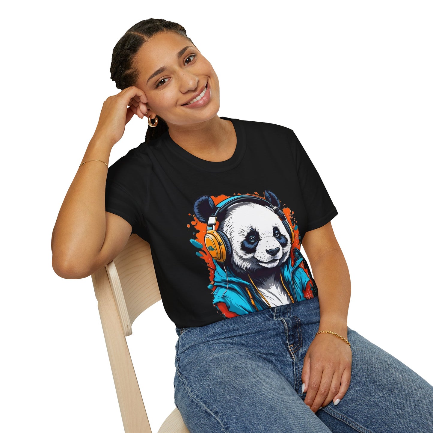 Animals Tees, Funny Animals Shirt, T Shirts with Funny Animals, T-Shirt with Panda, Panda Tees