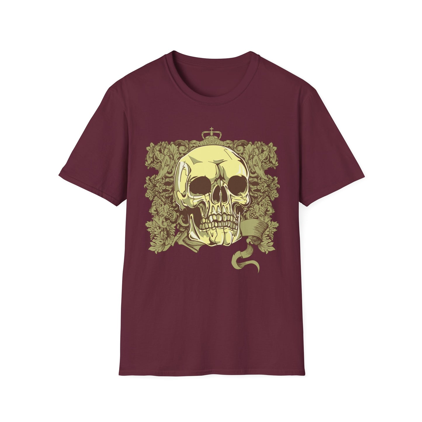 Skull T Shirt, Skull Design Shirt, Skull Art Tee Shirt, T-shirt with Skull 2