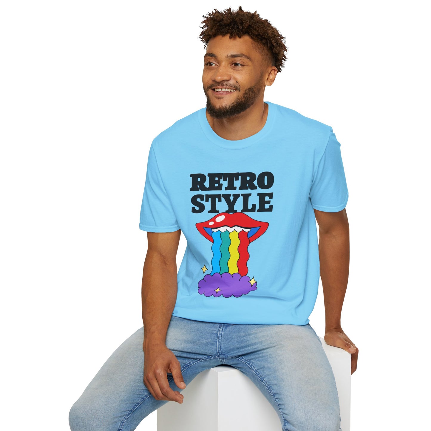 Retro T Shirt, Retro Design Shirt, Retro Art Tee Shirt, T-shirt with Retro Style