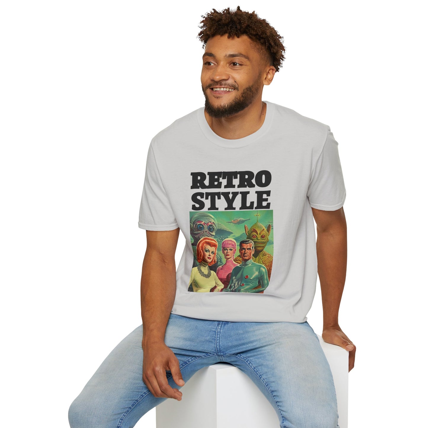 Retro T Shirt, Retro Design Shirt, Retro Art Tee Shirt, T-shirt with Retro Style