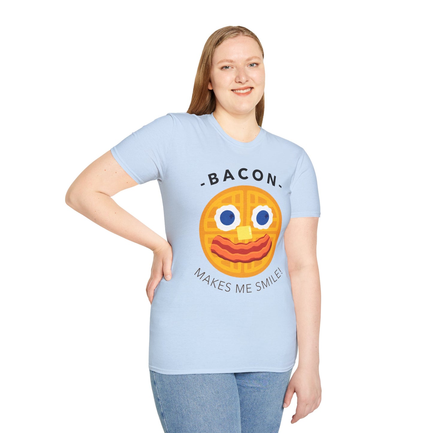 Food Tees, Funny Food T Shirts, Funny T Shirts, Bacon and Egg T Shirt, Egg and Bacon Shirt
