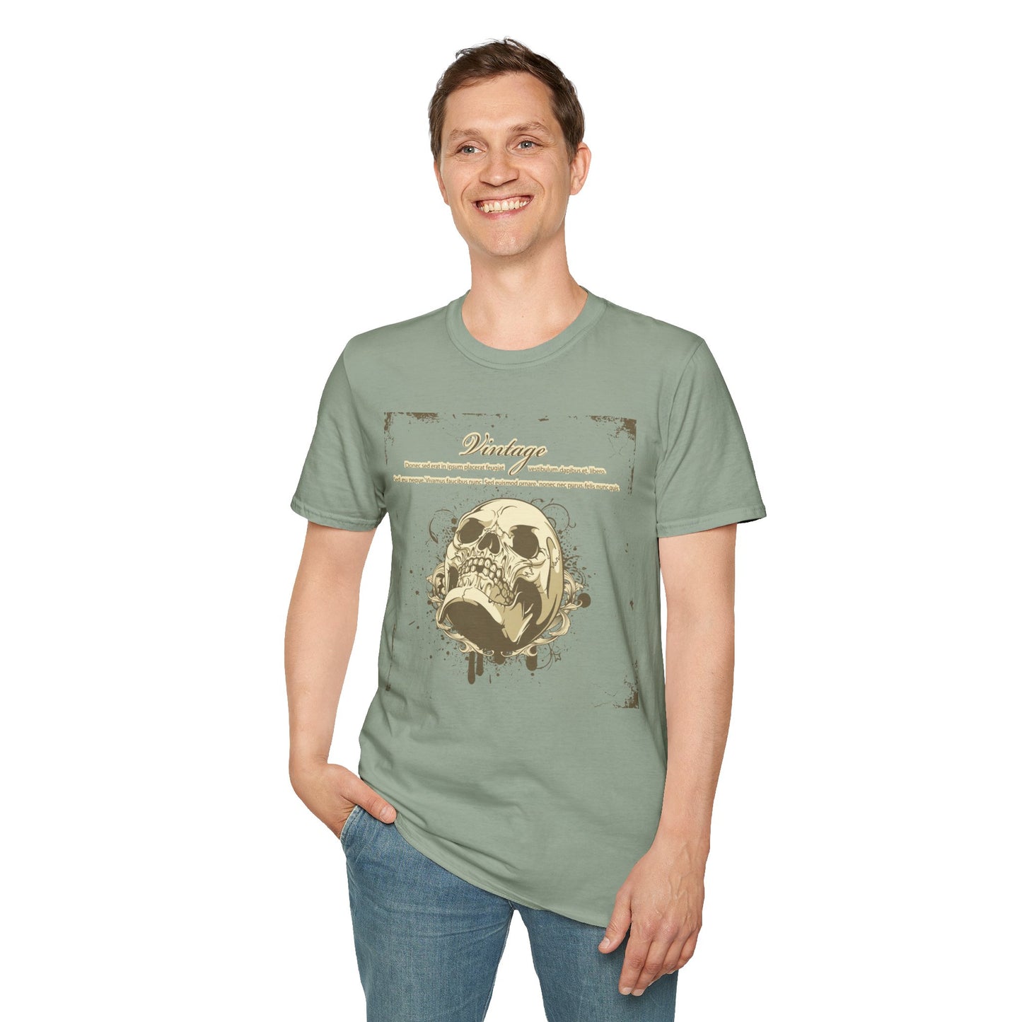 Skull T Shirt, Skull Design Shirt, Skull Art Tee Shirt, T-shirt with Skull 4