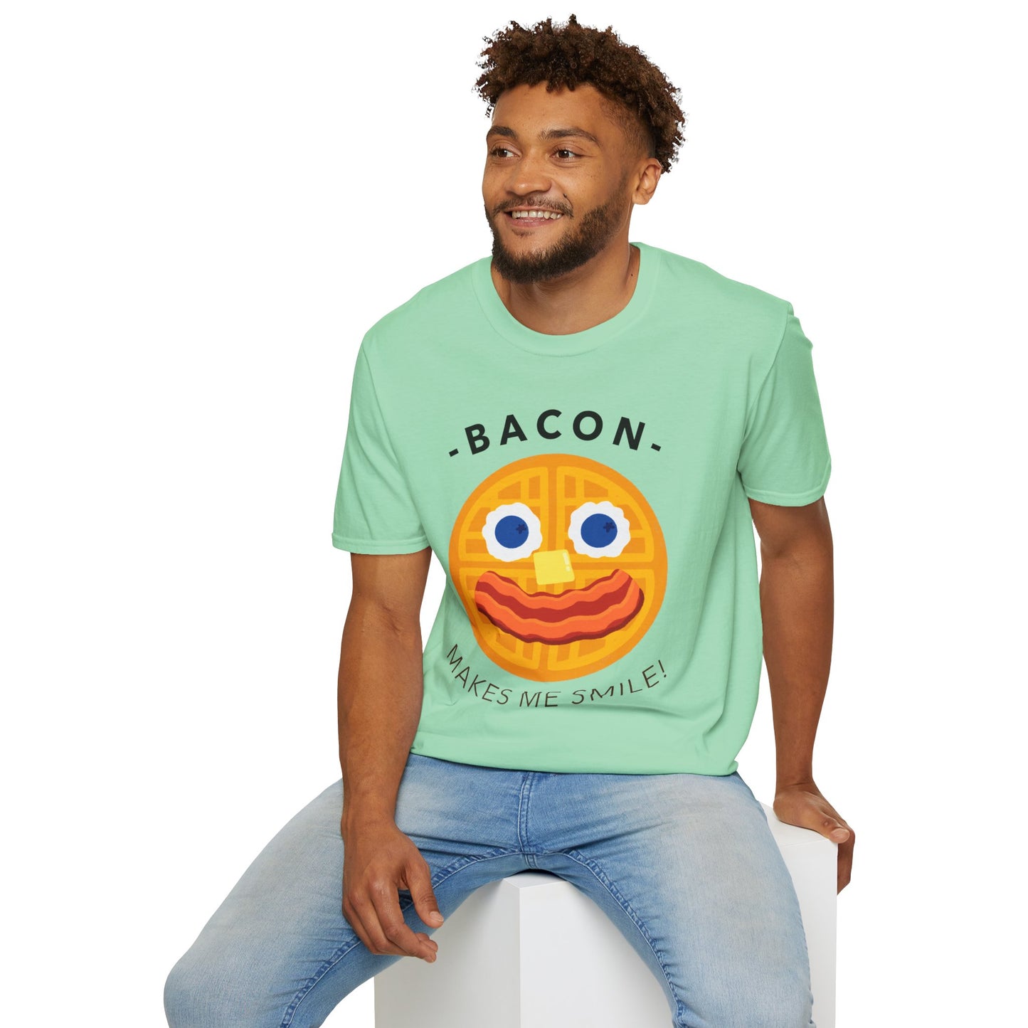 Food Tees, Funny Food T Shirts, Funny T Shirts, Bacon and Egg T Shirt, Egg and Bacon Shirt