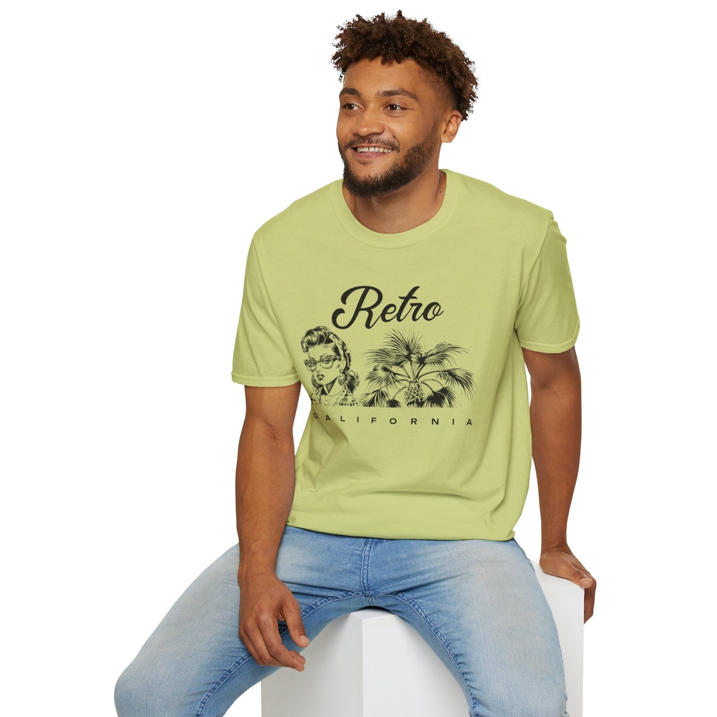 Retro T Shirt, Retro Design Shirt, Retro Art Tee Shirt, T-shirt with Retro Style