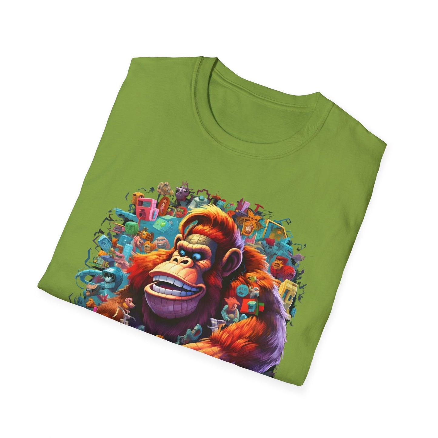 Animals Tees, Funny Animals Shirt, T Shirts with Funny Animals, T-Shirt with Gorilla, Monkey Tees