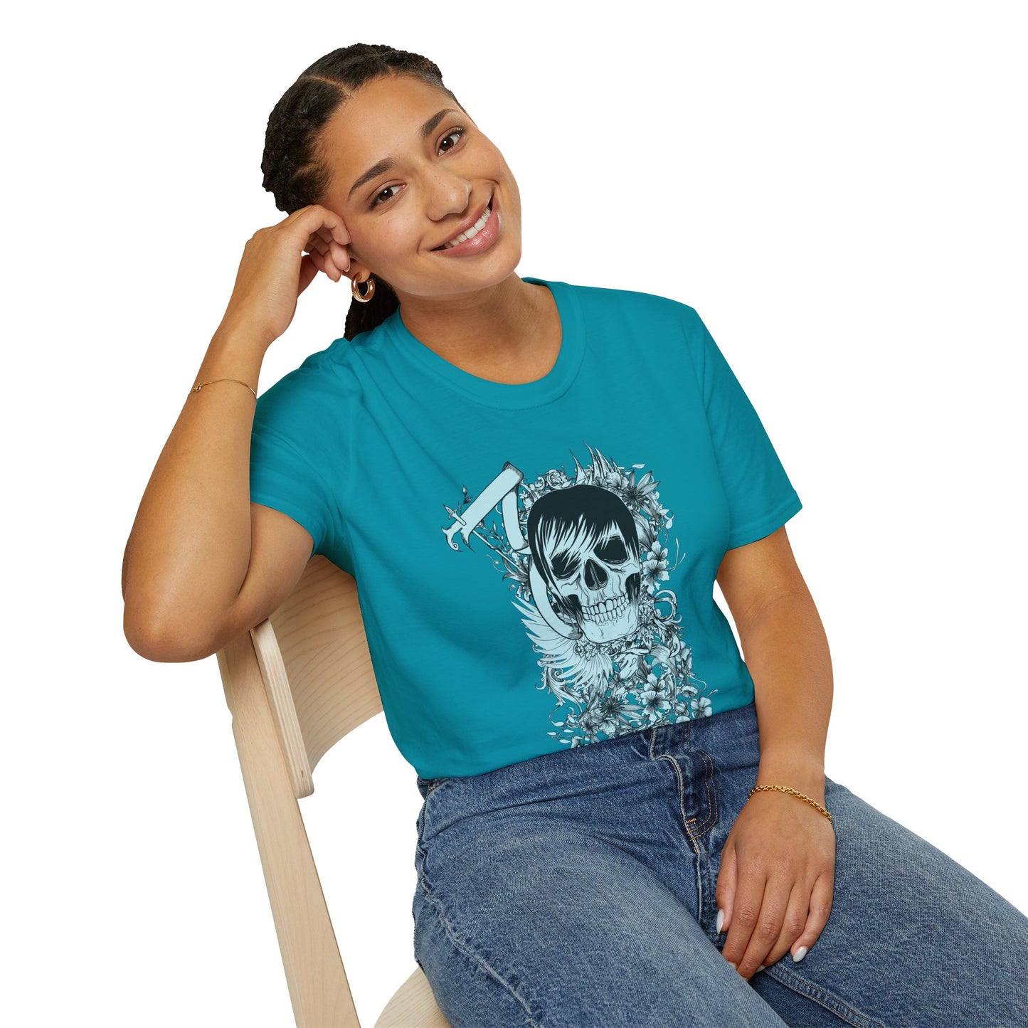 Skull T Shirt, Skull Design Shirt, Skull Art Tee Shirt, T-shirt with Skull 5