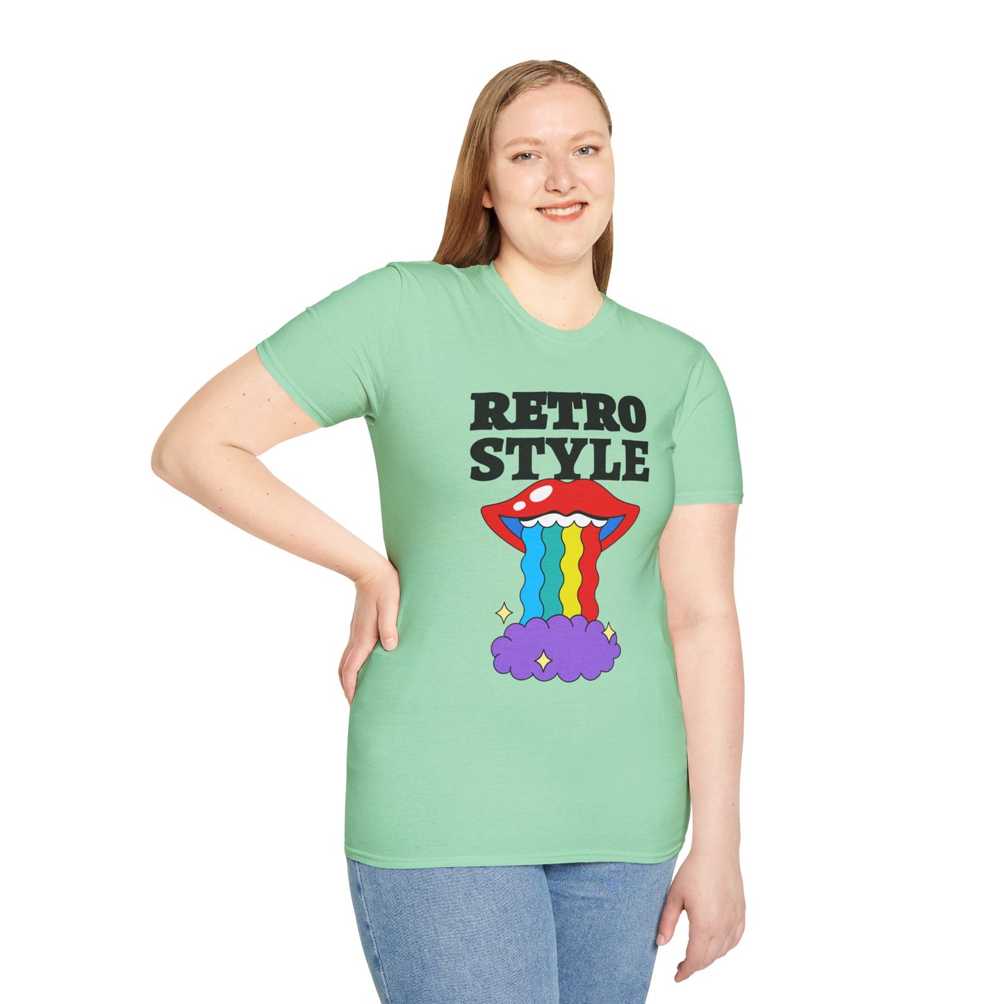 Retro T Shirt, Retro Design Shirt, Retro Art Tee Shirt, T-shirt with Retro Style
