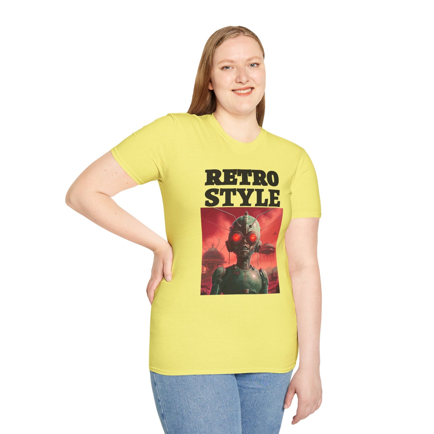 Retro T Shirt, Retro Design Shirt, Retro Art Tee Shirt, T-shirt with Retro Style