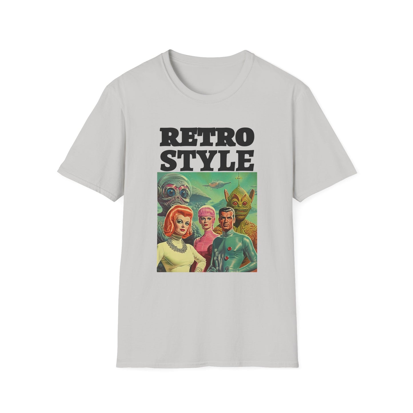 Retro T Shirt, Retro Design Shirt, Retro Art Tee Shirt, T-shirt with Retro Style