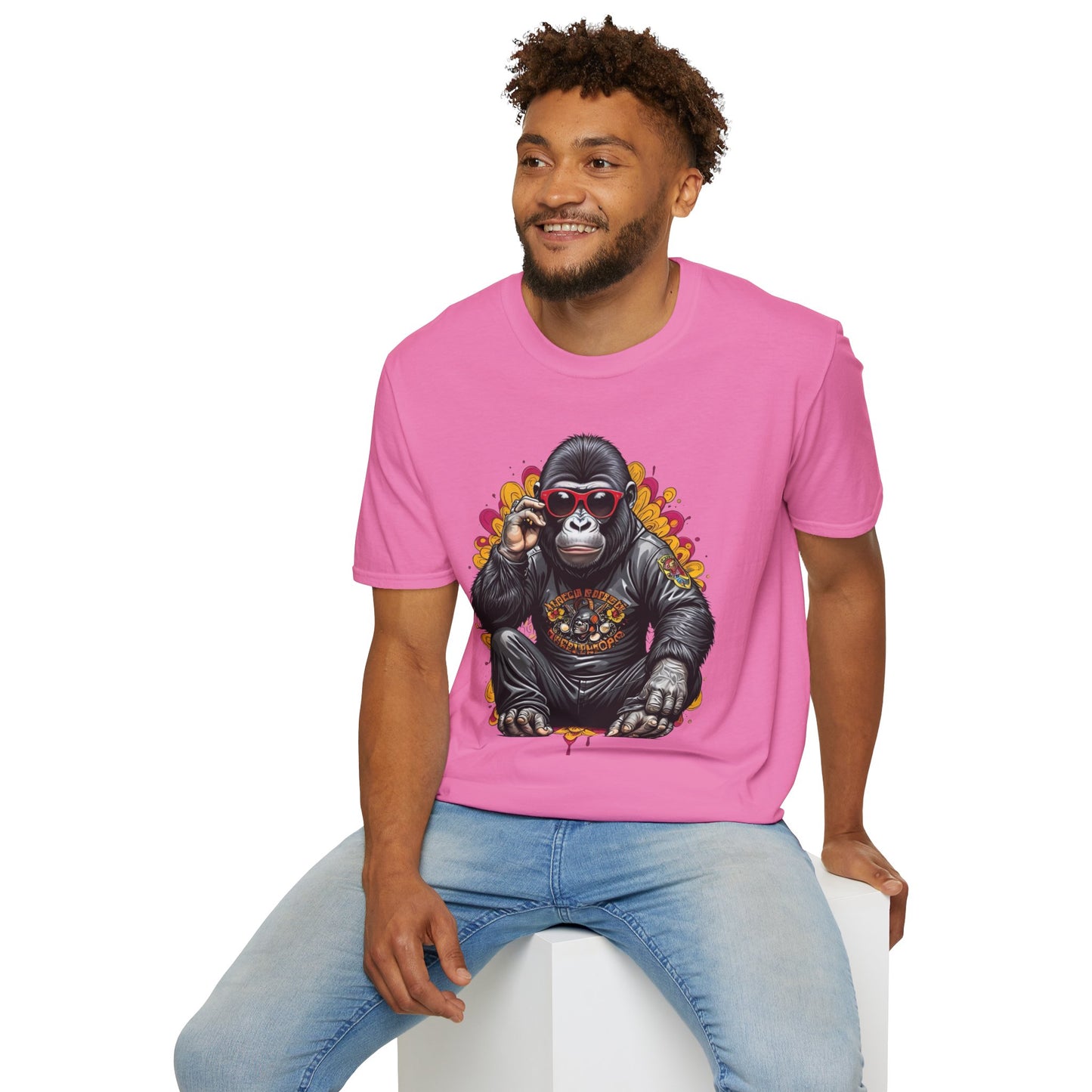 Animals Tees, Funny Animals Shirt, T Shirts with Funny Animals, T-Shirt with Gorilla, Monkey Tees