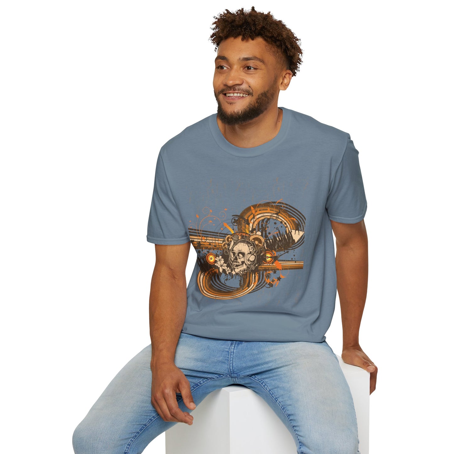 Skull T Shirt, Skull Design Shirt, Skull Art Tee Shirt, T-shirt with Skull 3