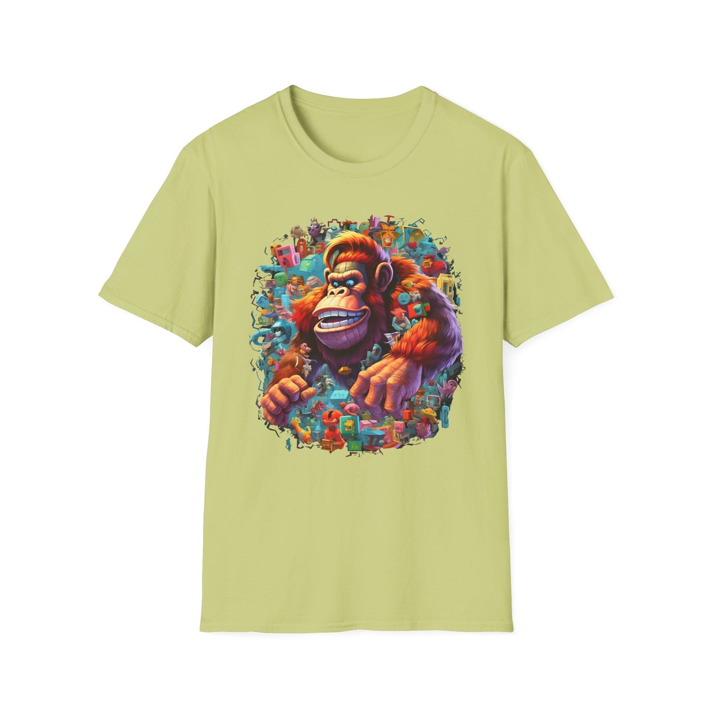 Animals Tees, Funny Animals Shirt, T Shirts with Funny Animals, T-Shirt with Gorilla, Monkey Tees