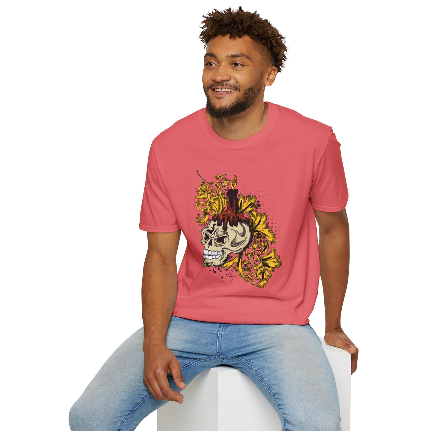 Skull T Shirt, Skull Design Shirt, Skull Art Tee Shirt, T-shirt with Skull 1