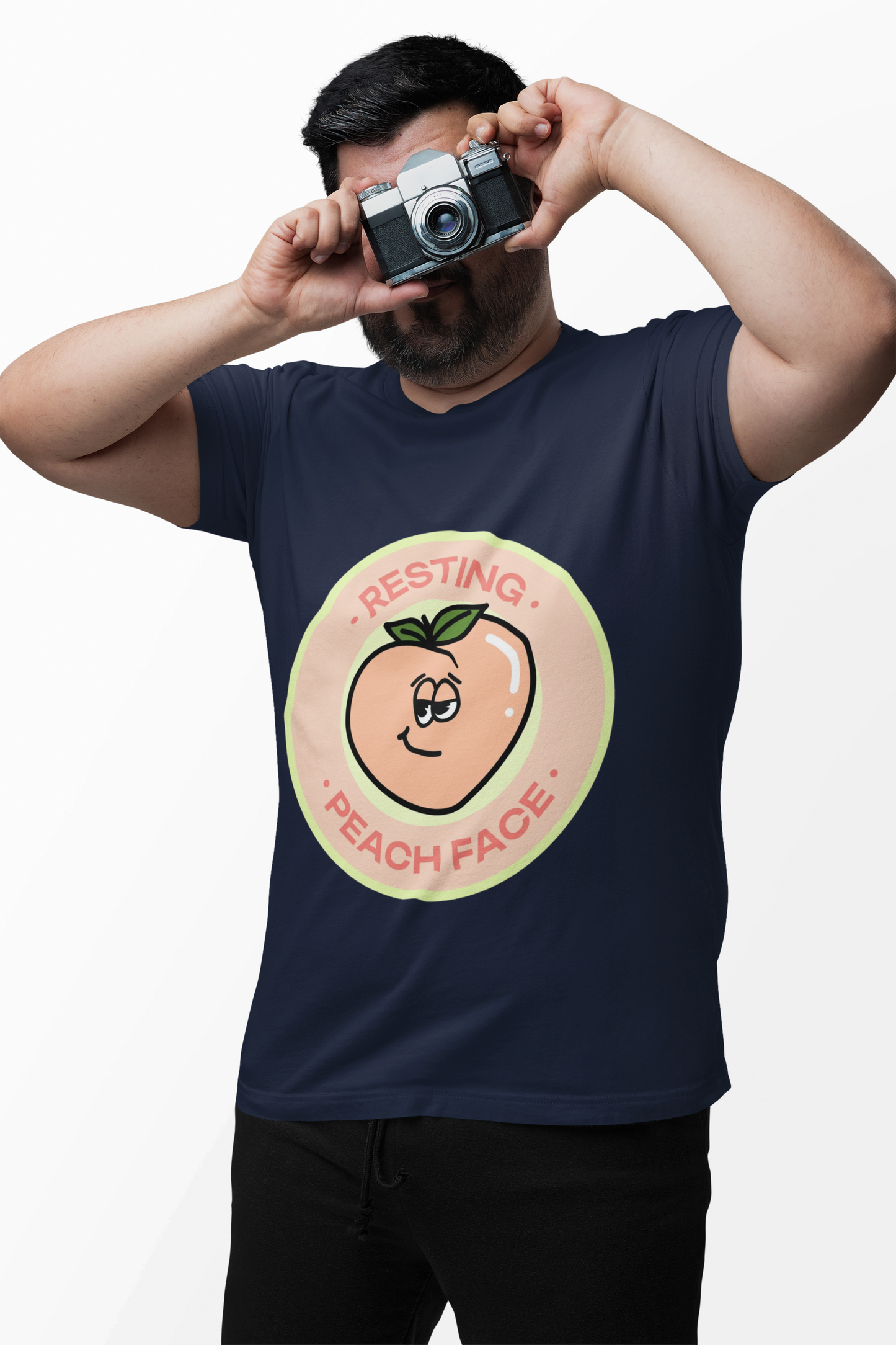 Food Tees, Funny Food T Shirts, Funny T Shirts, Shirt with Fruits, Shirt with Peach