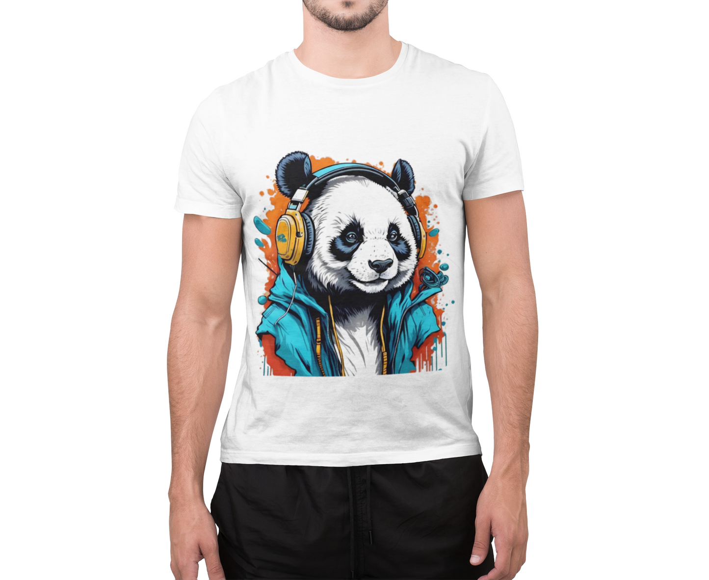 Animals Tees, Funny Animals Shirt, T Shirts with Funny Animals, T-Shirt with Panda, Panda Tees