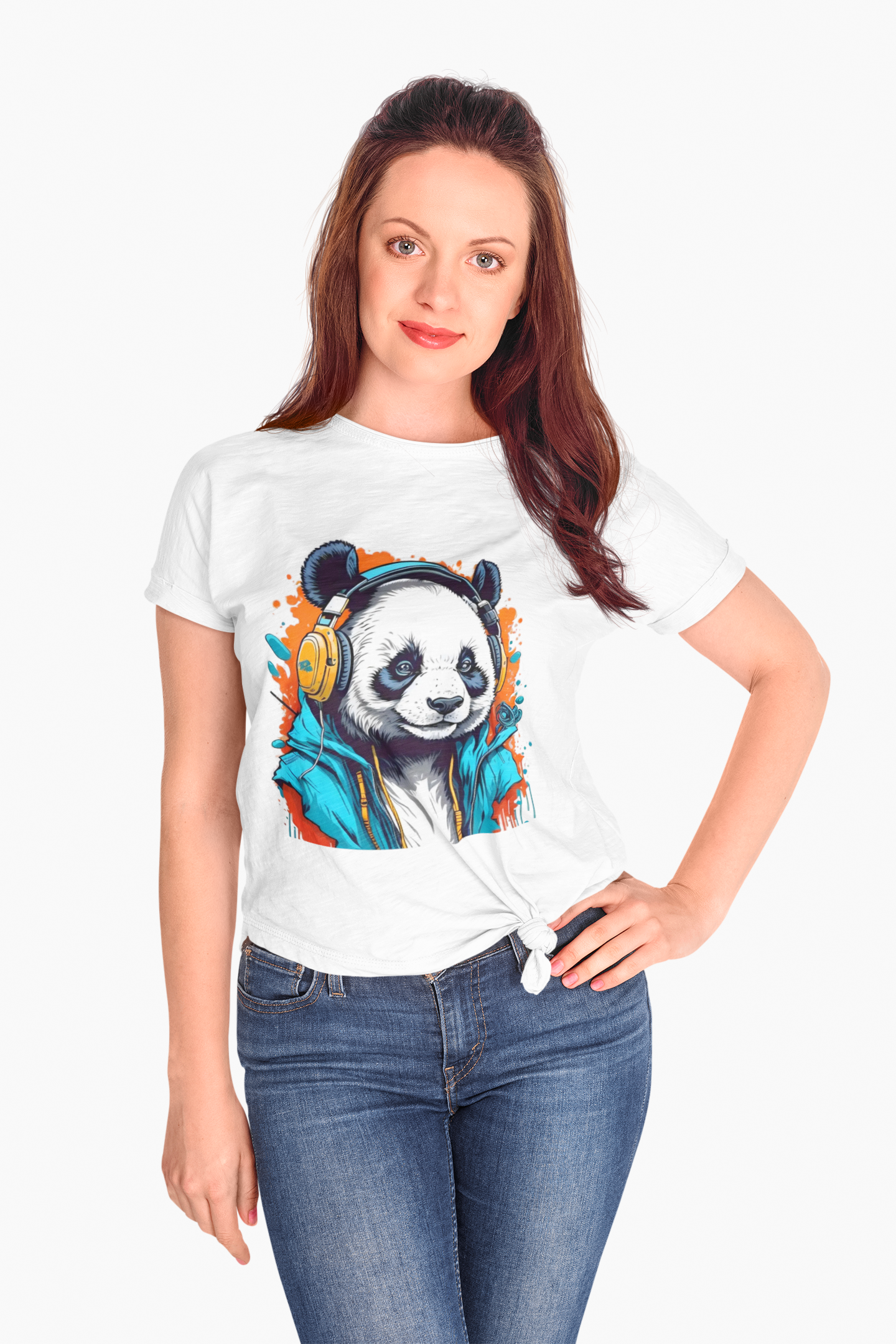 Animals Tees, Funny Animals Shirt, T Shirts with Funny Animals, T-Shirt with Panda, Panda Tees