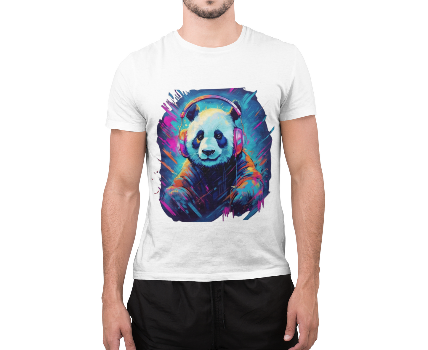 Animals Tees, Funny Animals Shirt, T Shirts with Funny Animals, T-Shirt with Panda, Panda Tees