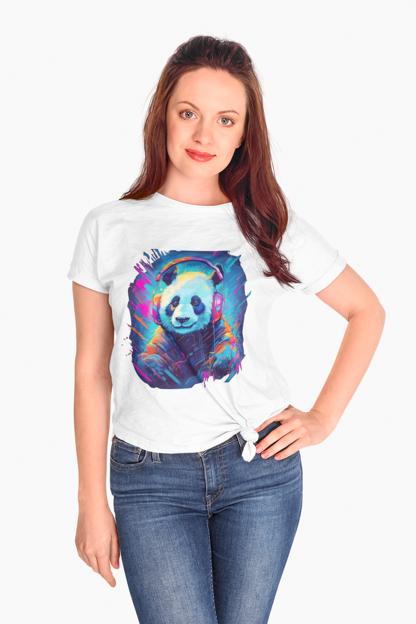 Animals Tees, Funny Animals Shirt, T Shirts with Funny Animals, T-Shirt with Panda, Panda Tees