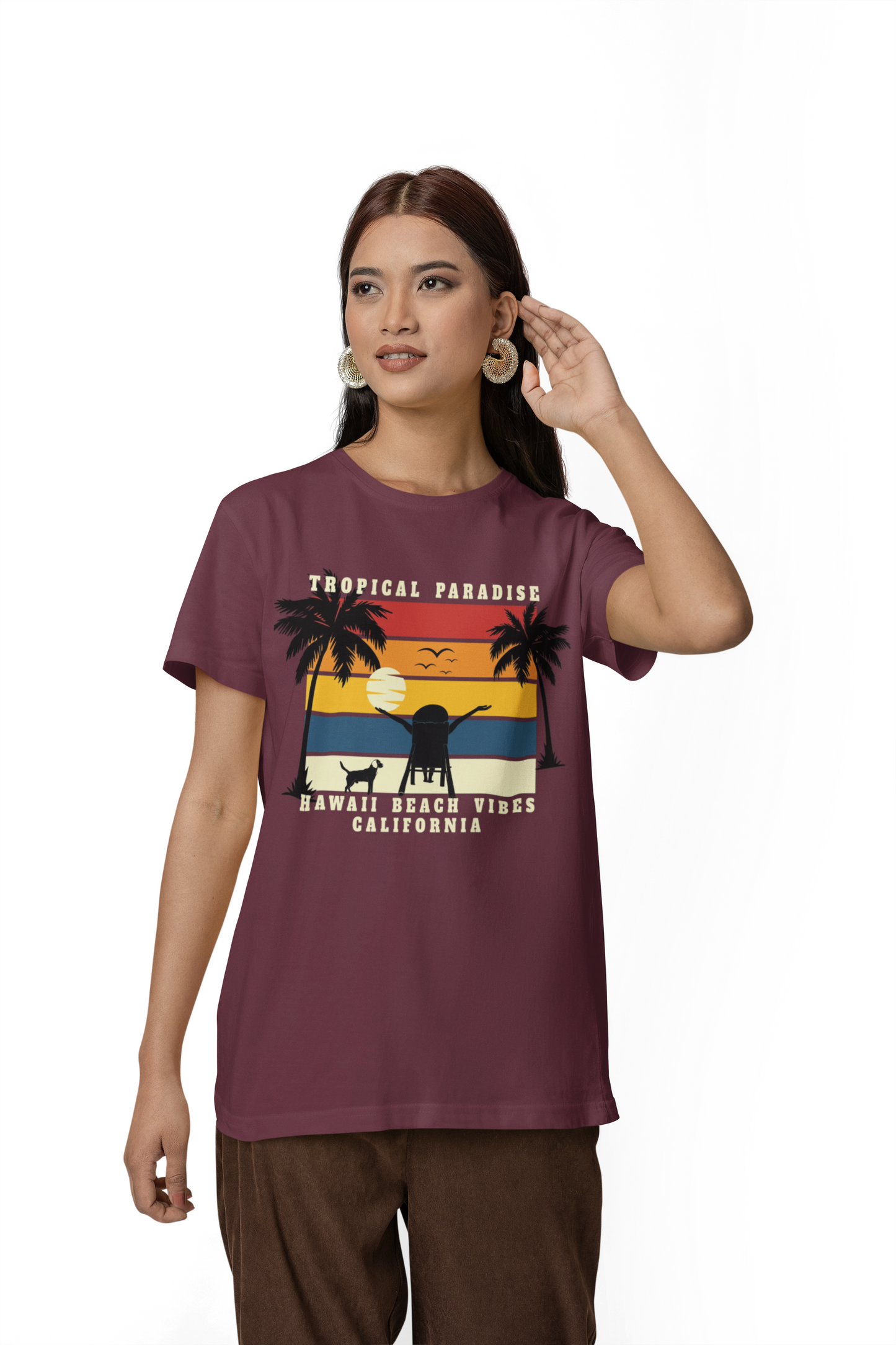 Summer T-Shirt, Summer Design Shirts, Art Tee Shirt with Summer Design - 3