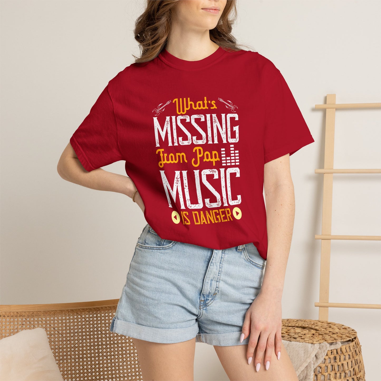 Music Graphic Design Unisex Cotton T-shirt m48
