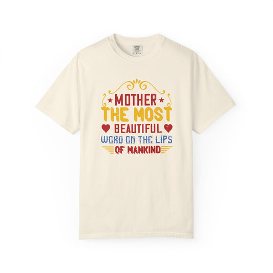 Mom T-shirt Mother Day Mama Tee Unisex Comfort Colors Garment-Dyed Cotton h84