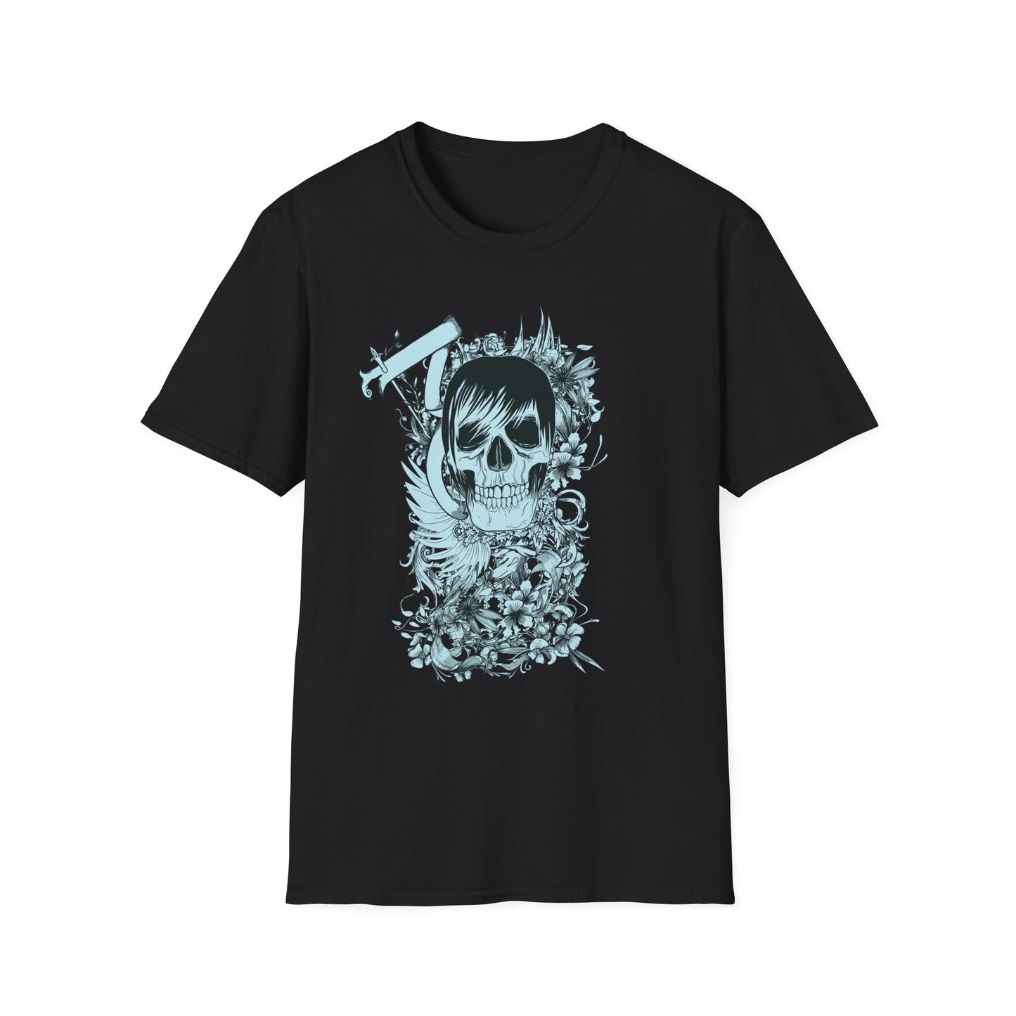 Skull T Shirt, Skull Design Shirt, Skull Art Tee Shirt, T-shirt with Skull 5