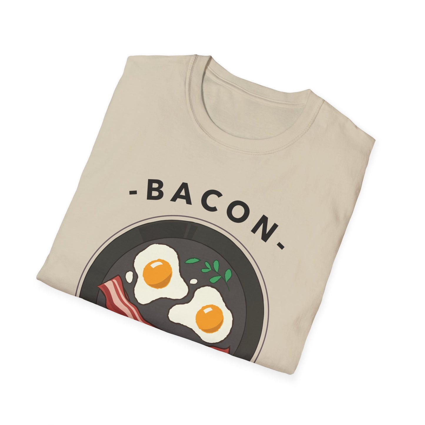 Food Tees, Funny Food T Shirts, Funny T Shirts, Bacon and Egg T Shirt, Egg and Bacon Shirt