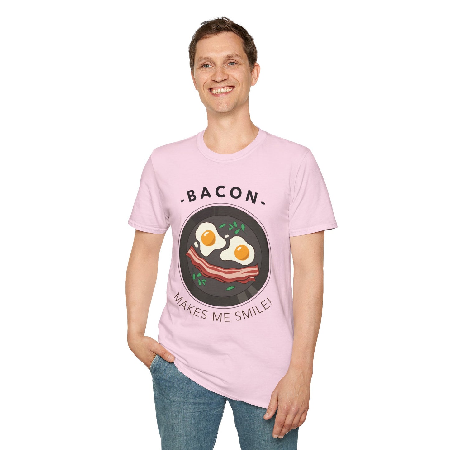 Food Tees, Funny Food T Shirts, Funny T Shirts, Bacon and Egg T Shirt, Egg and Bacon Shirt