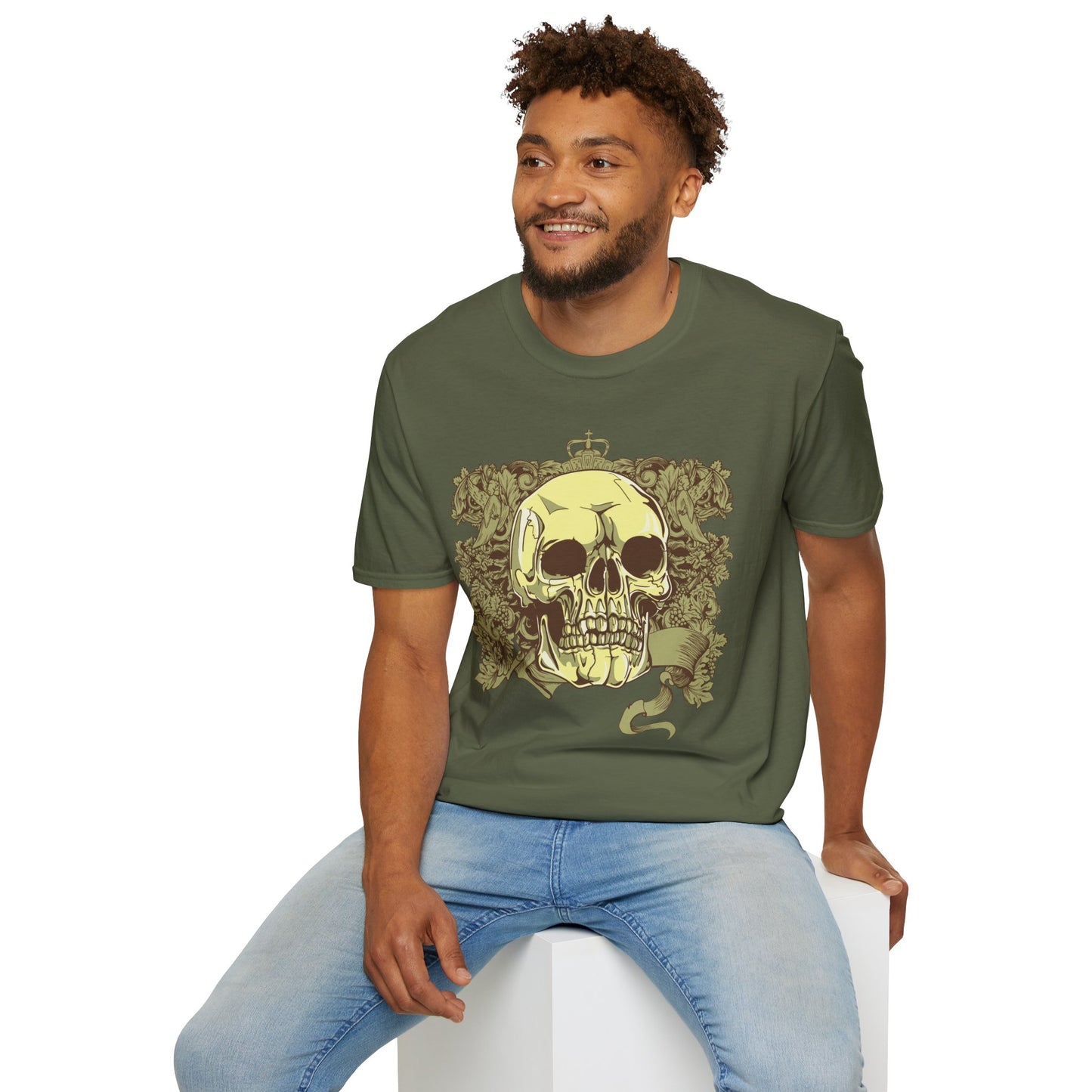 Skull T Shirt, Skull Design Shirt, Skull Art Tee Shirt, T-shirt with Skull 2