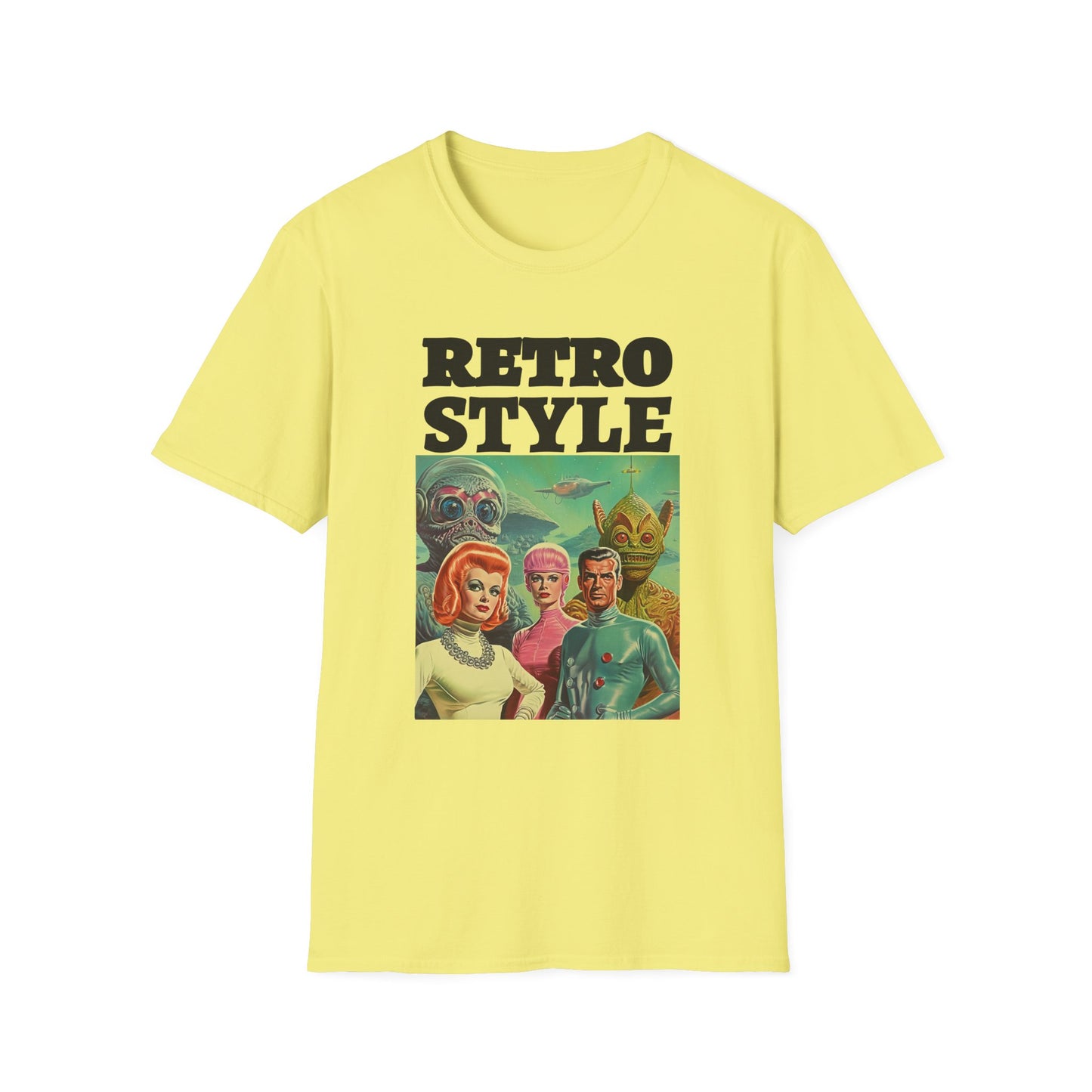 Retro T Shirt, Retro Design Shirt, Retro Art Tee Shirt, T-shirt with Retro Style