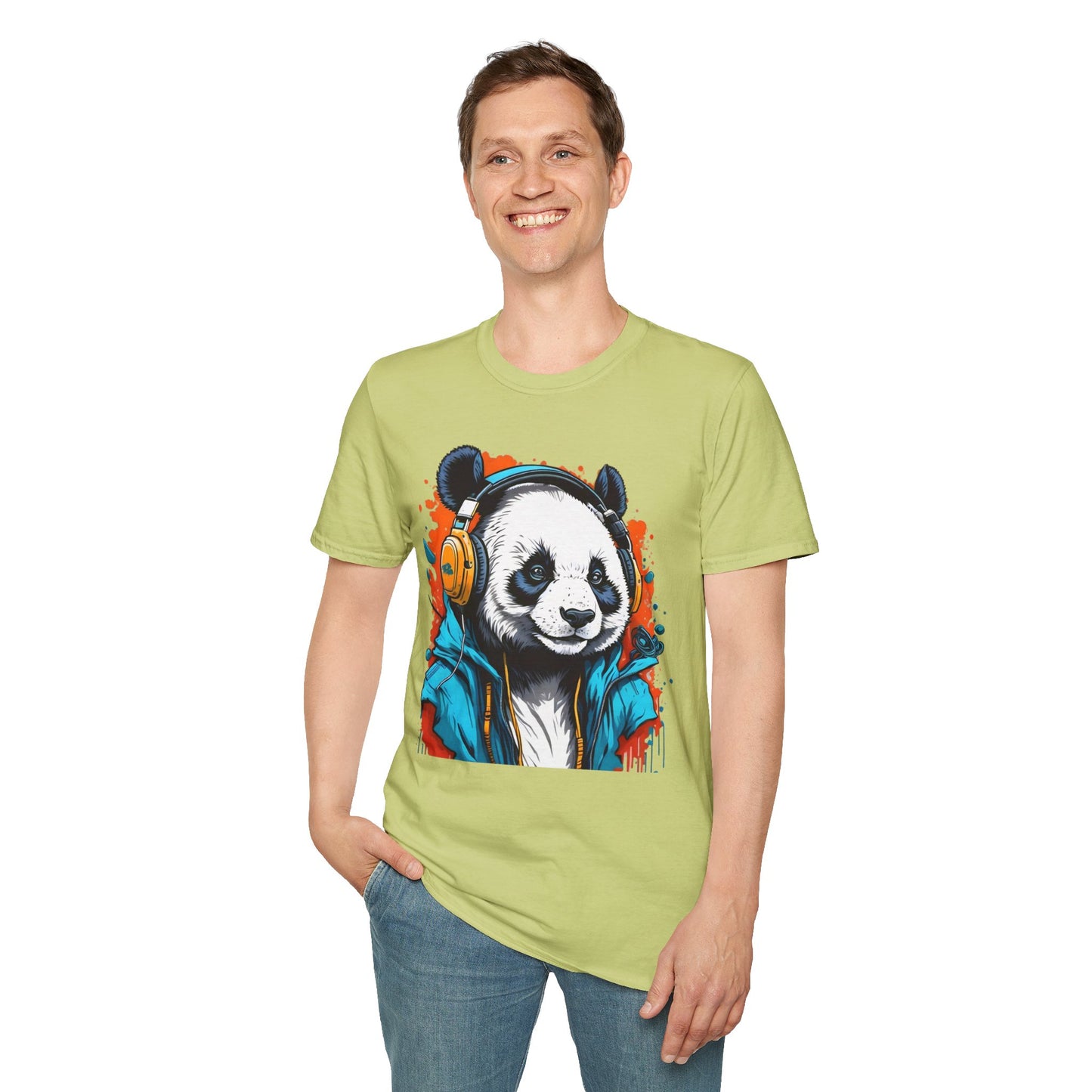 Animals Tees, Funny Animals Shirt, T Shirts with Funny Animals, T-Shirt with Panda, Panda Tees